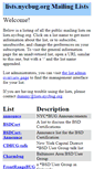Mobile Screenshot of lists.nycbug.org